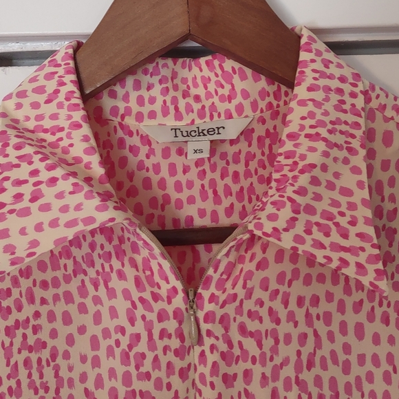 Anthropologie x Tucker Pink Midi Dress - Picture 4 of 11